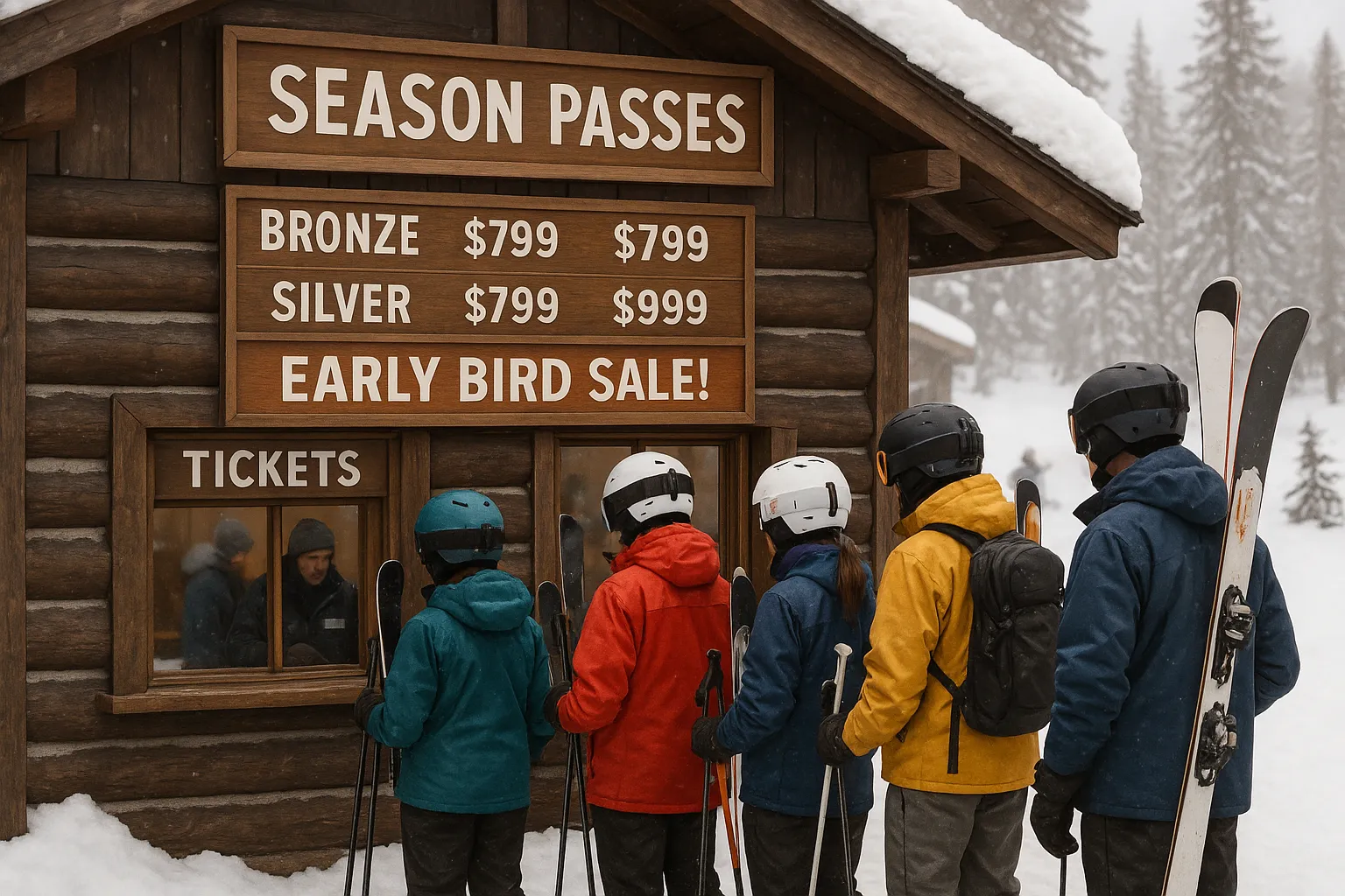 Season pass pricing tiers and strategy for ski resorts