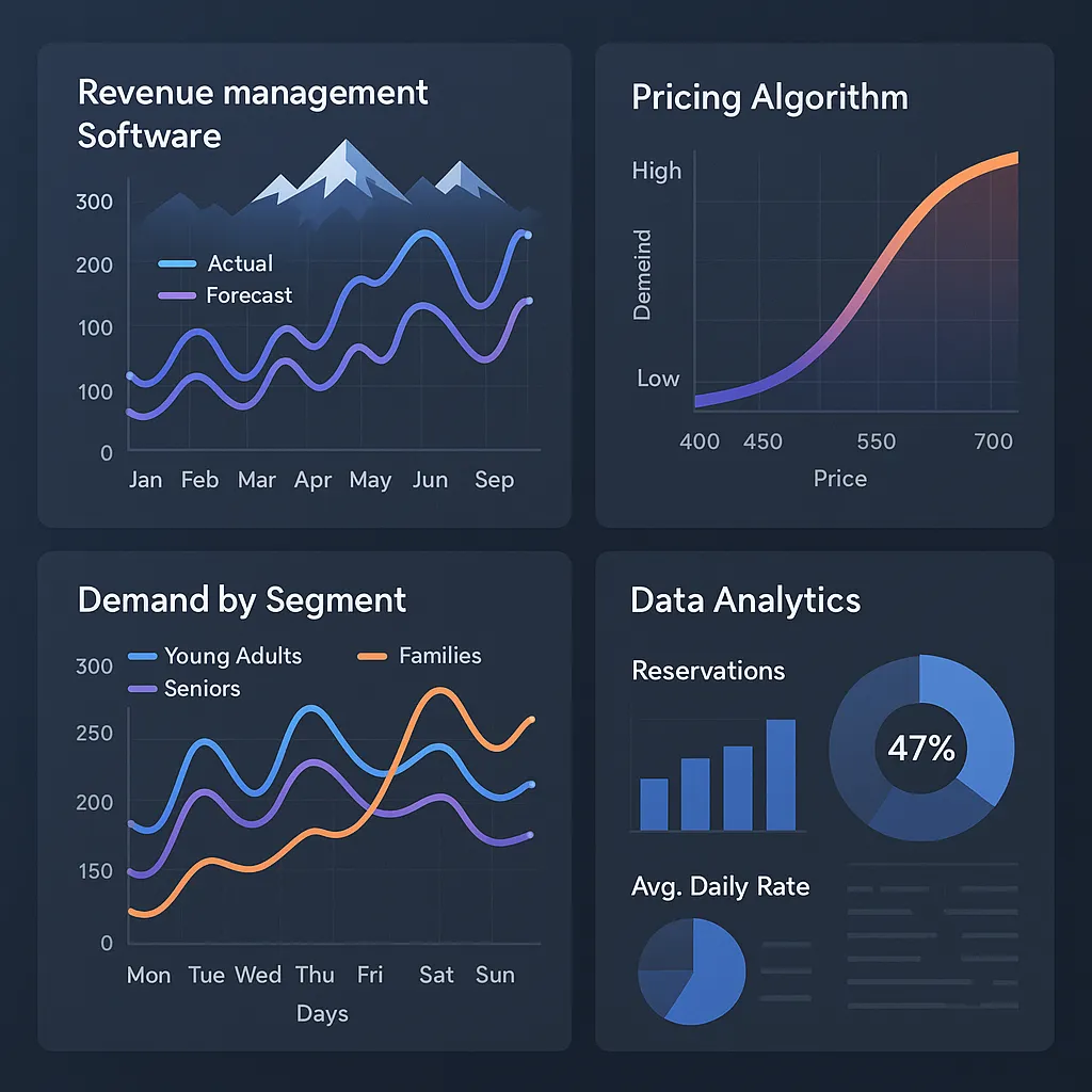 Inntopia and ROLLER pricing tools for independent ski resort dynamic pricing implementation